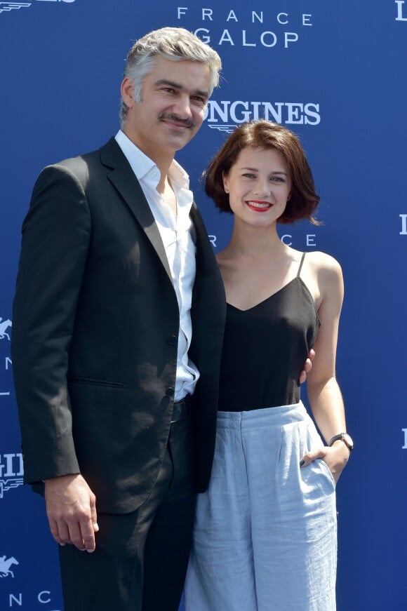 François Vincentelli et sa compagne Alice Dufour - 168e Prix de Diane Longines à l'hippodrome de Chantilly, France, le 18 juin 2017. © Giancarlo Gorassini/Bestimage