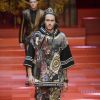 Braison Cyrus (petit frère de Miley Cyrus) - Défilé "Dolce & Gabbana", collection masculine printemps-été 2018 à Milan. Le 17 juin 2017.