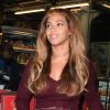 Beyoncé Knowles et Jay-Z et leur fille Blue Ivy arrivent à Londres par l'Eurostar en provenance de Paris le 14 octobre 2014.