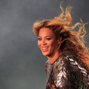 Jay Z et Beyoncé Knowles en concert dans le cadre de leur tournée "On The Run" à Pasadena le 2 Août 2014.