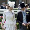 Le prince William, duc de Cambridge et Catherine (Kate) Middleton, duchesse de Cambridge - La famille royale d'Angleterre lors de la première journée des courses hippiques "Royal Ascot" le 20 juin 2017.