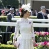 Catherine (Kate) Middleton, duchesse de Cambridge - La famille royale d'Angleterre lors de la première journée des courses hippiques "Royal Ascot" le 20 juin 2017.