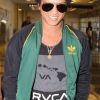 Bruno Mars arrive à l'aéroport de Washington, le 20 Juin 2013.