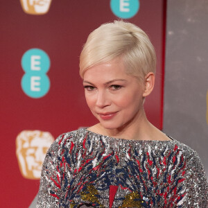 Michelle Williams - Arrivée des people à la cérémonie des British Academy Film Awards (BAFTA) au Royal Albert Hall à Londres, le 12 février 2017.