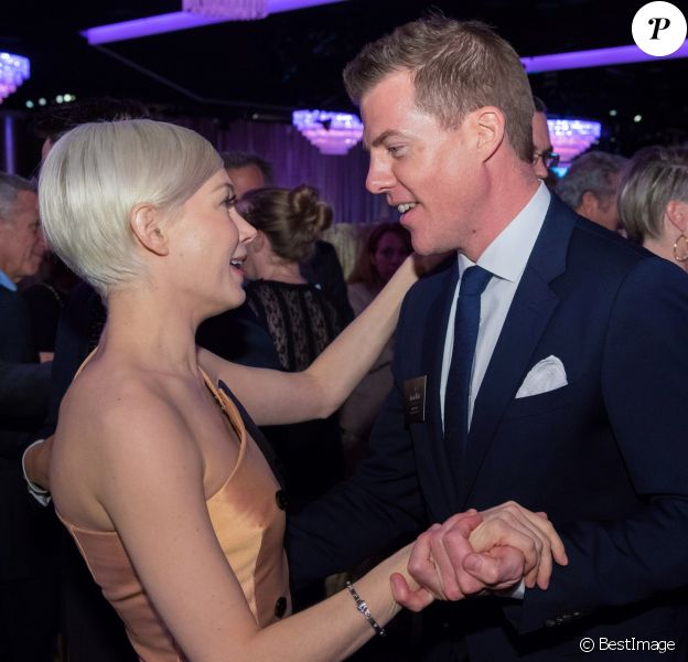 Michelle Williams et Kevin Walsh - People à la soirée Oscar Nominee Luncheon à l'hôtel Beverly Hilton à Beverly Hills, le 6 février 2017.