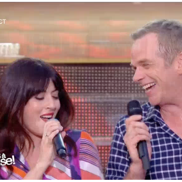 Nolwenn Leroy, enceinte, lance avec Garou la Fête de la Musique à Toulouse le 21 juin 2017.