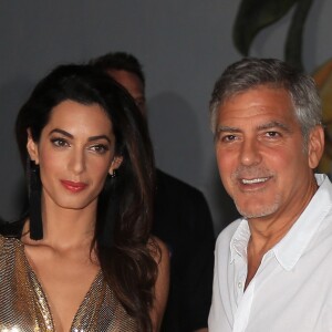 George Clooney et sa femme Amal Alamuddin Clooney - Soirée de lancement de la marque de téquila "Casamigos" à l'hôtel Ushuaïa Ibiza Beach à Ibiza, le 23 août 2015.