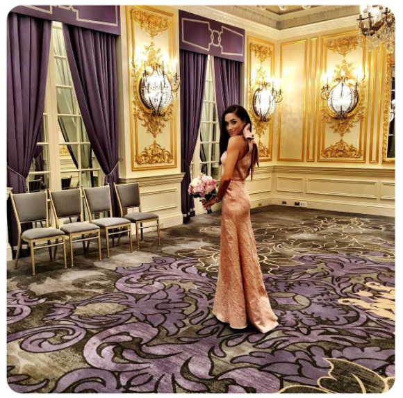 Meghan Markle lors d'un mariage, photo issue de son compte Instagram.