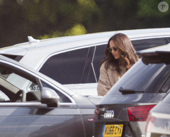 Meghan Markle était présente à Ascot le 7 mai 2017 pour voir son compagnon le prince Harry disputer un tournoi de polo.