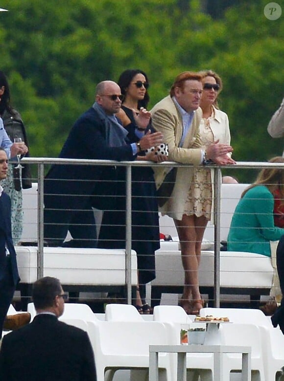 Meghan Markle était présente à Ascot le 7 mai 2017 pour voir son compagnon le prince Harry disputer un tournoi de polo.