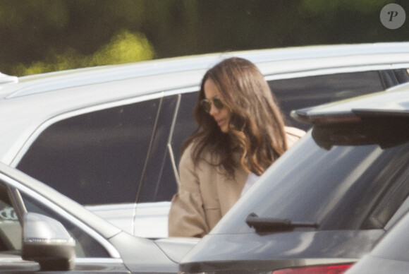 Meghan Markle était présente à Ascot le 7 mai 2017 pour voir son compagnon le prince Harry disputer un tournoi de polo.