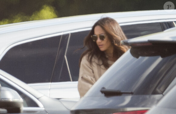 Meghan Markle était présente à Ascot le 7 mai 2017 pour voir son compagnon le prince Harry disputer un tournoi de polo.
