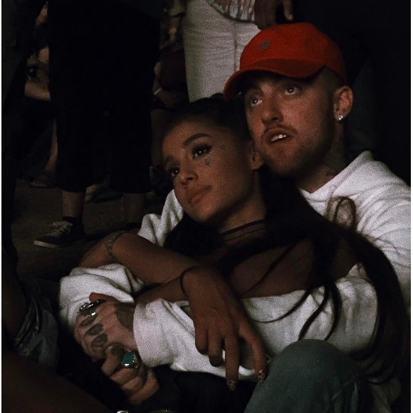 Ariana Grande et Mac Miller sur une photo publiée sur Instagram le 24 avril 2017