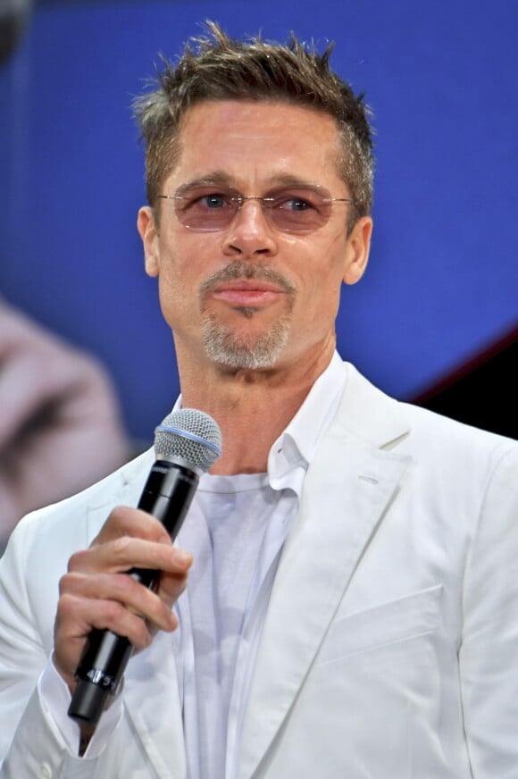 Brad Pitt à la première de "War Machine" à Tokyo, le 23 mai 2017.