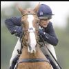 Zara Phillips et son cheval Toytown lors du concours complet de Gatcombe en septembre 2009. Toytown est mort à l'âge de 24 ans le 27 juin 2017.