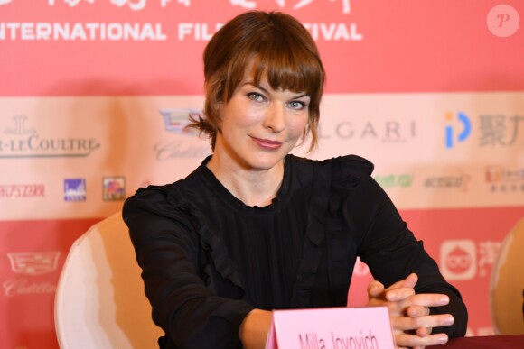 Milla Jovovich lors de la 20ème édition du festival du film de Shanghai, Chine, le 26 juin 2017. © TPG/Zuma Press/Bestimage