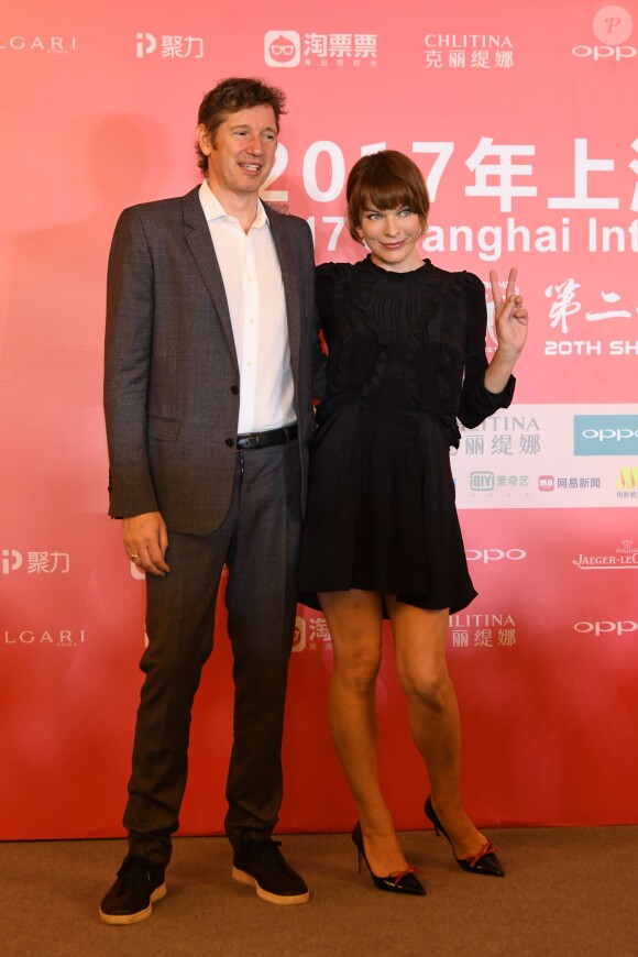 Paul William Scott Anderson et sa femme Milla Jovovich lors de la 20ème édition du festival du film de Shanghai, Chine, le 26 juin 2017. © TPG/Zuma Press/Bestimage