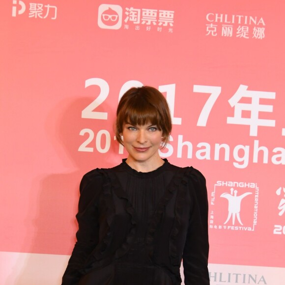 Milla Jovovich lors de la 20ème édition du festival du film de Shanghai, Chine, le 26 juin 2017. © TPG/Zuma Press/Bestimage