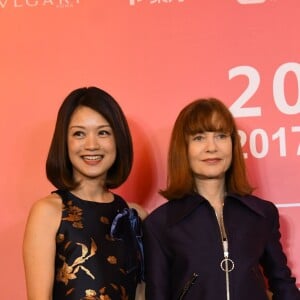 Isabelle Huppert lors de la 20e édition du festival du film de Shanghai, Chine, le 26 juin 2017. © TPG/Zuma Press/Bestimage