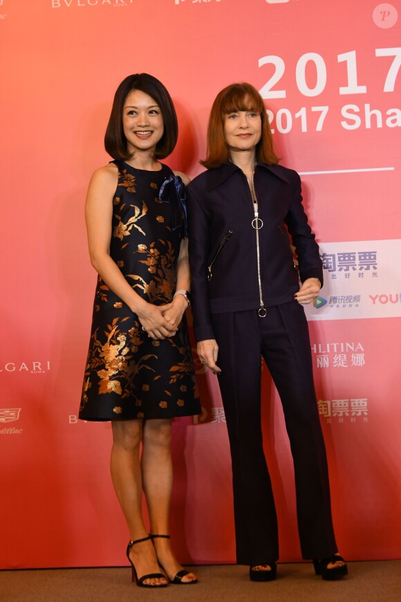 Isabelle Huppert lors de la 20e édition du festival du film de Shanghai, Chine, le 26 juin 2017. © TPG/Zuma Press/Bestimage