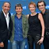 Exclusif - Nikos Aliagas, Thomas Sotto, Natacha Polony et Raphaël Enthoven à la conférence de rentrée de la radio Europe 1 au Musée Maillol à Paris le 13 septembre 2016. © Giancarlo Gorassini / Bestimage