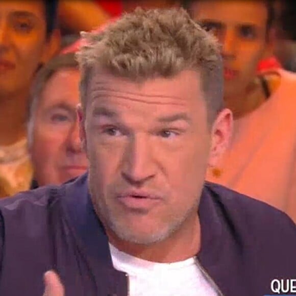 Benjamin Castaldi répond à la polémique sur sa pub avec Loana jugée "grossophobe" et "sexiste", dans Touche pas à mon poste (C8) le 29 juin 2017.