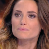 Capucine Anav en larmes en évoquant son départ de "Touche pas à mon poste". Le 20 juin 2017 sur C8.