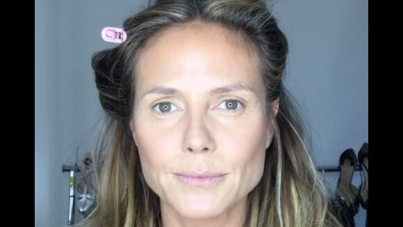 Heidi Klum sans maquillage : Les coulisses de sa mise en beauté