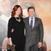 Sean Bean et sa fiancée Ashley Moore - Première du film "Jupiter : Le destin de l'Univers" à Los Angeles. Le 2 février 2015