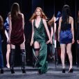 Défilé Azzaro (collection Couture automne-hiver 2017/18) à la Fashion Week de Paris. Le 2 juillet 2017.