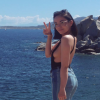 Agathe Auproux en Corse, à Calvi, le 2 juillet 2017.
