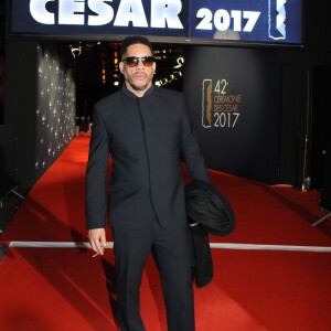 Exclusif - Joeystarr - Arrivées à la 42ème cérémonie des Cesar à la salle Pleyel à Paris, le 24 février 2017.