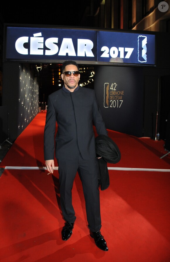 Exclusif - Joeystarr - Arrivées à la 42ème cérémonie des Cesar à la salle Pleyel à Paris, le 24 février 2017.