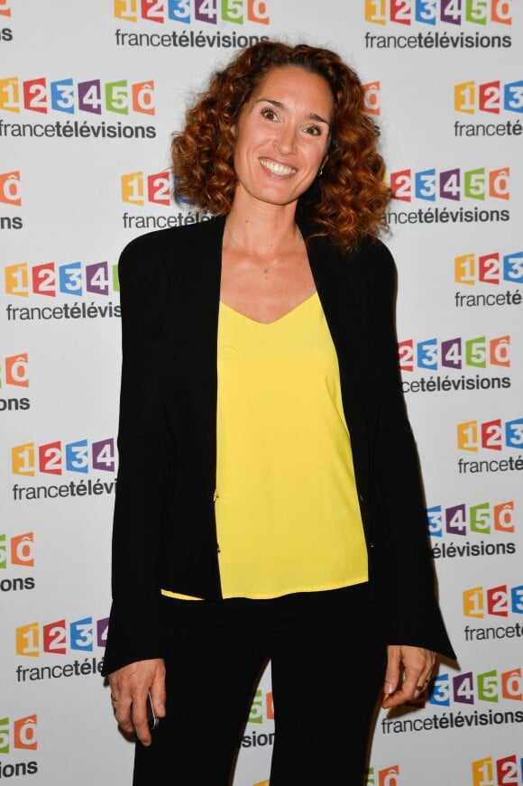 Marie-Sophie Lacarrau lors du photocall de la présentation de la nouvelle dynamique 2017-2018 de France Télévisions. Paris, le 5 juillet 2017. © Guirec Coadic/Bestimage