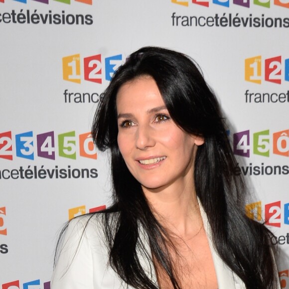 Marie Drucker lors du photocall de la présentation de la nouvelle dynamique 2017-2018 de France Télévisions. Paris, le 5 juillet 2017. © Guirec Coadic/Bestimage