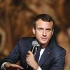 Le président de la République française Emmanuel Macron lors du lancement de la concertation autour du 4ème plan autisme au palais de l'Elysée à Paris, le 6 juillet 2017. © Pierre Pérusseau/Bestimage