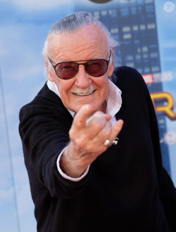 Stan Lee lors de la première de "Spider-Man: Homecoming" à Los Angeles, le 28 juin 2017. © CPA/Bestimage