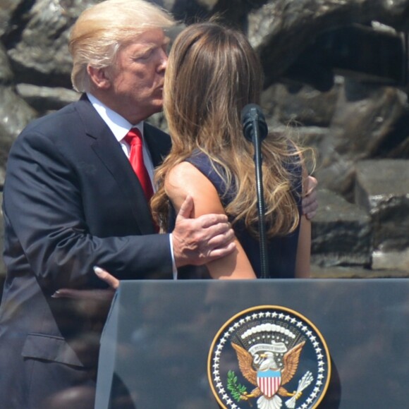 Donald et Melania Trump en visite à Varsovie, le 6 juillet 2017.