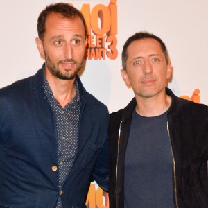 Arié Elmaleh (Voix de Dru) et son frère Gad Elmaleh (Voix de Gru) - Avant-première du film d'animation "Moi Moche et Méchant 3" au cinéma Gaumont Champs-Elysées Marignan à Paris, France, le 27 juin 2017. © Coadic Guirec/Bestimage