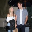 Julianne Hough and her fiancé Brooks Laich look very much in love as they leave a dinner date at Catch LA in West Hollywood, Los Angeles, CA, USA on April 2, 2017. Photo by Spread Pictures/ABACAPRESS.COM03/04/2017 - Los Angeles