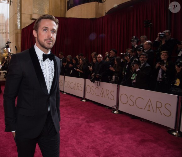 Ryan Gosling à la 89ème cérémonie des Oscars au Hollywood & Highland Center à Hollywood, le 26 février 2017