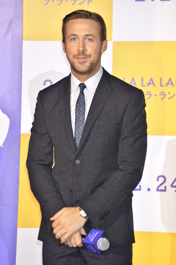 Ryan Gosling lors de la première du film "La La Land" à Tokyo. Le 26 janvier 2017
