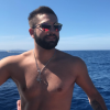 Kendji Girac en vacances en Corse le 16 juillet 2017.