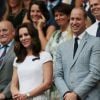 Kate Middleton, duchesse de Cambridge, marraine du All England Lawn Tennis and Croquet Club, assistait le 16 juillet 2017 avec son mari le prince William à la finale de Wimbledon entre Roger Federer et Marin Cilic. Le Suisse a remporté son 8e Wimbledon et son 19e tournoi du Grand Chelem.
