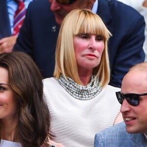 Kate Middleton, duchesse de Cambridge, marraine du All England Lawn Tennis and Croquet Club, assistait le 16 juillet 2017 avec son mari le prince William à la finale de Wimbledon entre Roger Federer et Marin Cilic. Le Suisse a remporté son 8e Wimbledon et son 19e tournoi du Grand Chelem.