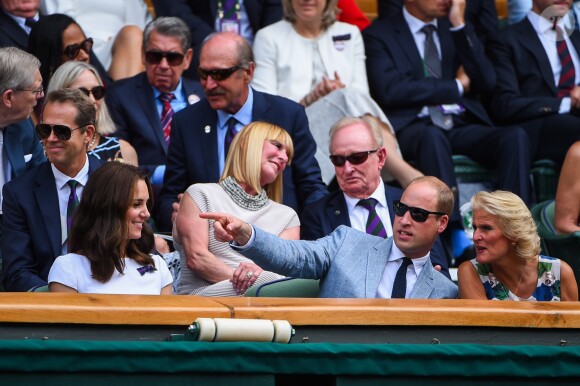Kate Middleton, duchesse de Cambridge, marraine du All England Lawn Tennis and Croquet Club, assistait le 16 juillet 2017 avec son mari le prince William à la finale de Wimbledon entre Roger Federer et Marin Cilic. Le Suisse a remporté son 8e Wimbledon et son 19e tournoi du Grand Chelem.
