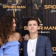 Les acteurs Zendaya et Tom Holland lors du photocall du film "Spiderman: Homecoming" à Madrid, Espagne, le 14 juin 2017.