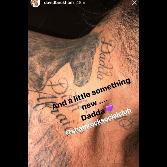 Photo de David Beckham. Juillet 2017.