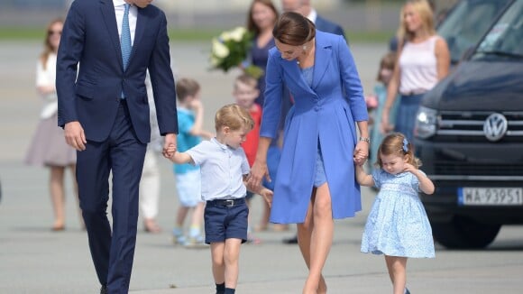 Kate Middleton, William, George et Charlotte : Bye bye à l'unisson à la Pologne
