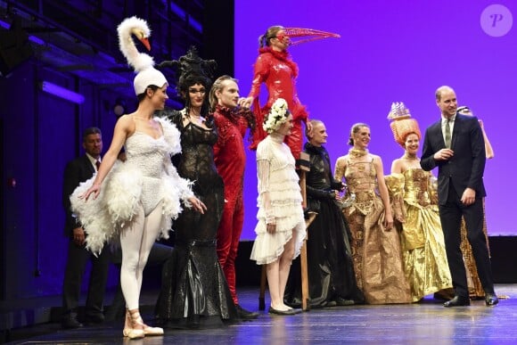 Le prince William et Kate Middleton ont visité le théâtre Shakespeare à Gdansk le 18 juillet 2017 au cours de leur visite officielle en Pologne.
